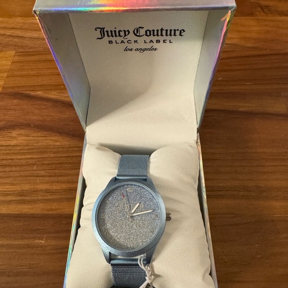 Juicy Couture Black Label Blue Watch - NIB needs a new battery